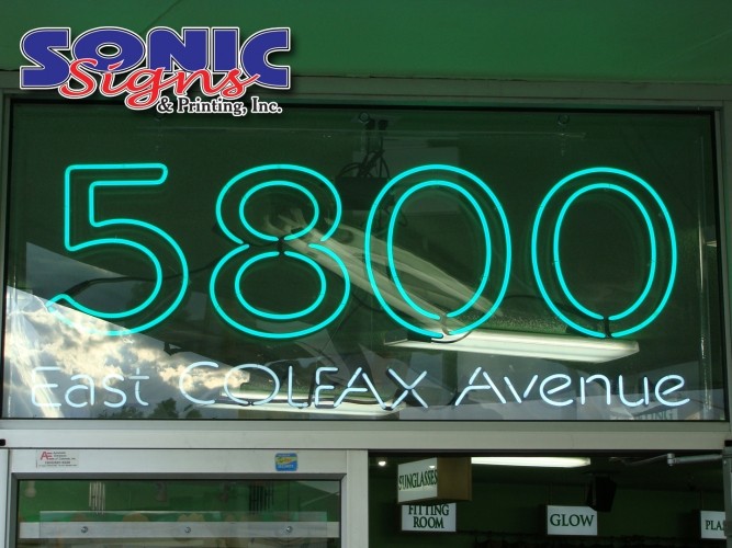 Custom sign portfolio piece