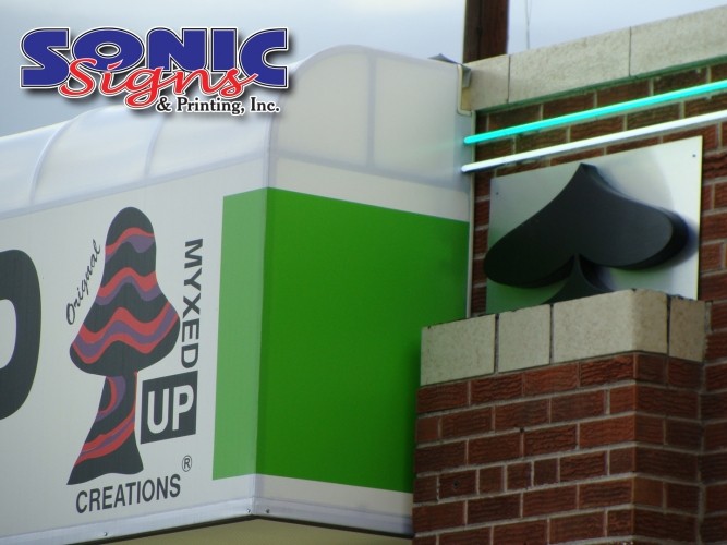 Backlit channel letters