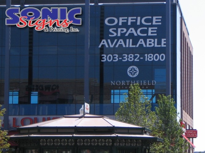 Lobby sign installation