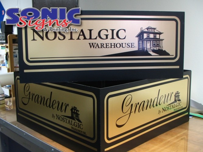 Vehicle lettering for business