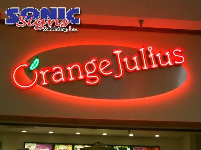 Neon sign portfolio piece