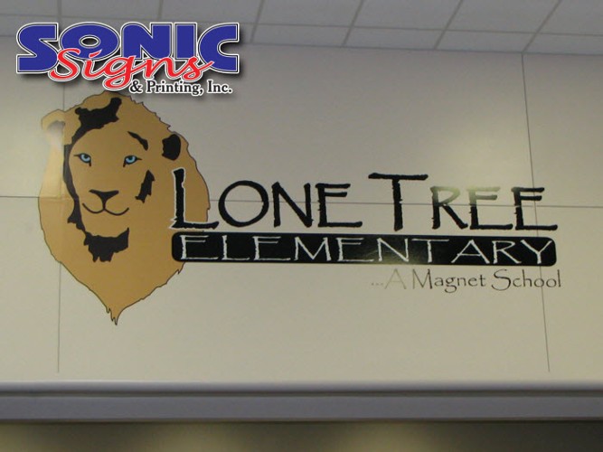 Interior office signage