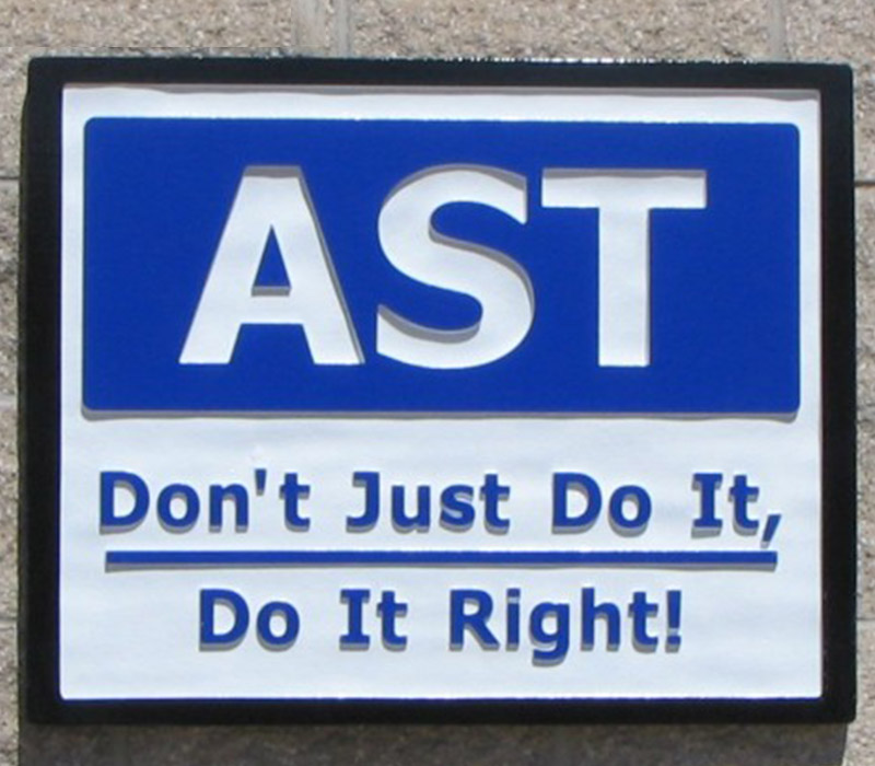 Sandblasted & Routed Signs